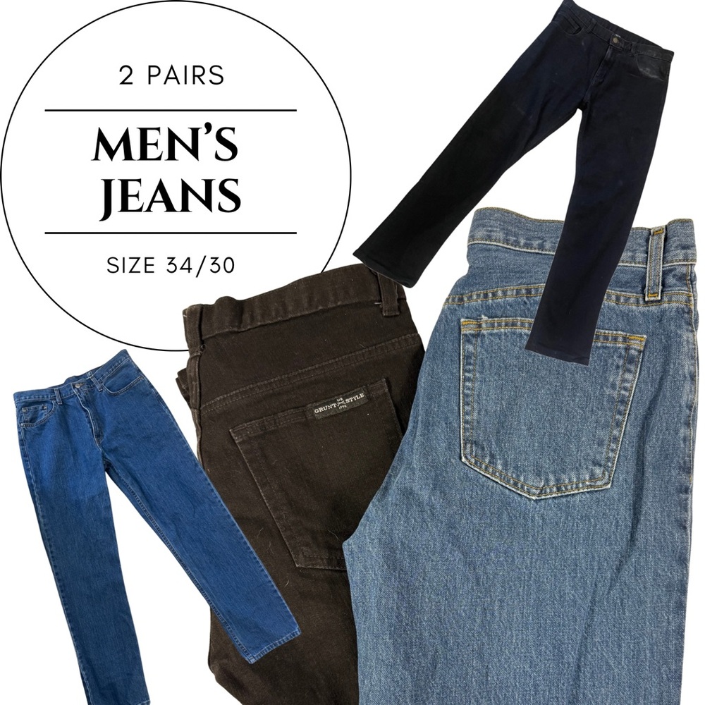 2 Pairs Men’s Jeans (Size 34x30)